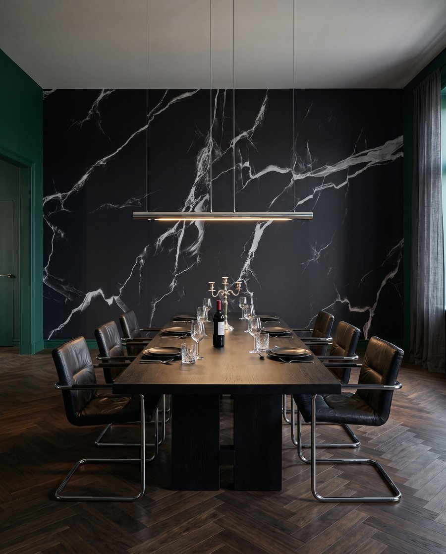 Vertakkende aders over kleur — interieur 7