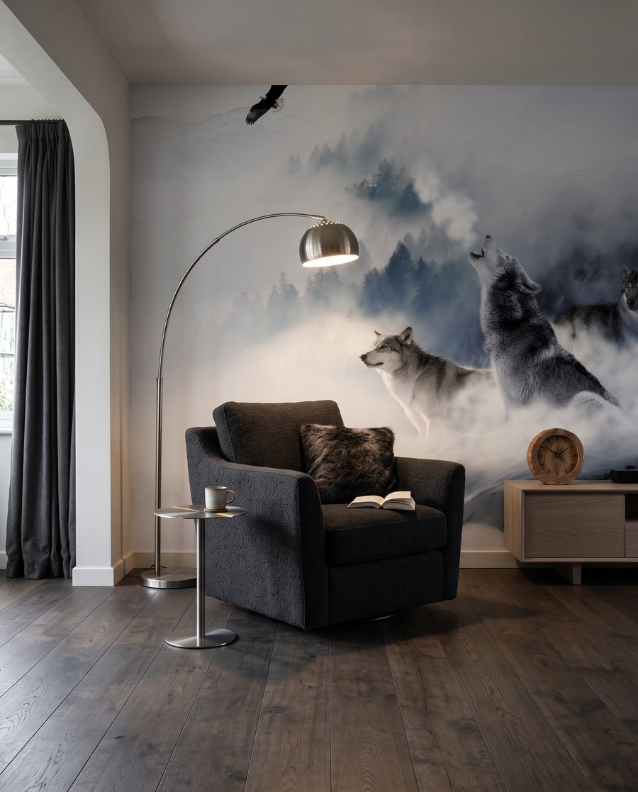 Wolven in witte valleien — interieur 3