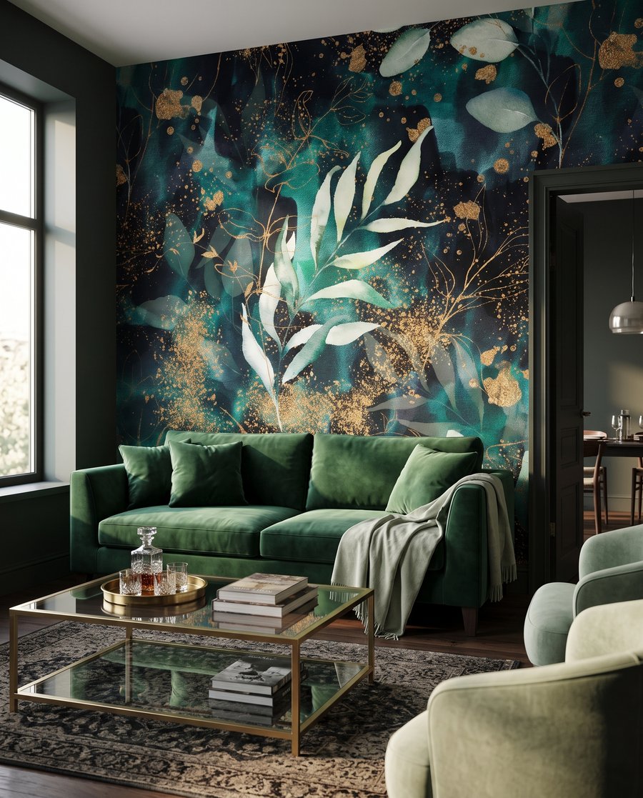 Een blad in nachtgroen — interieur 4