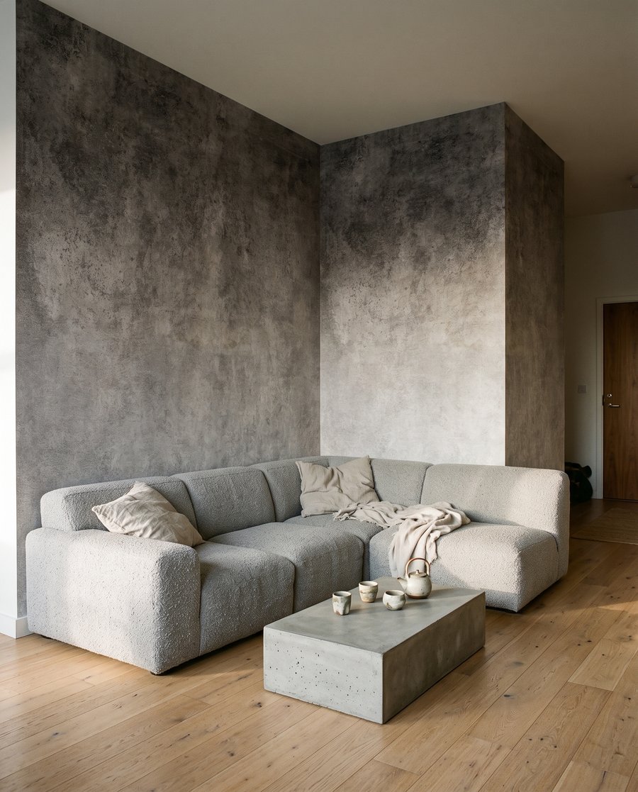 Verweerd grijs met lichtsporen — interieur 3