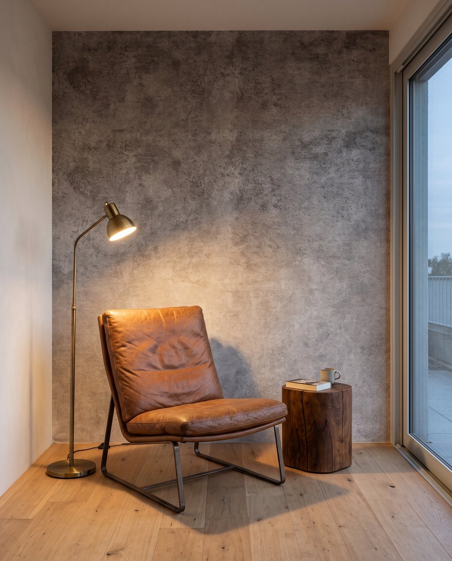 Verweerd grijs met lichtsporen — interieur 4