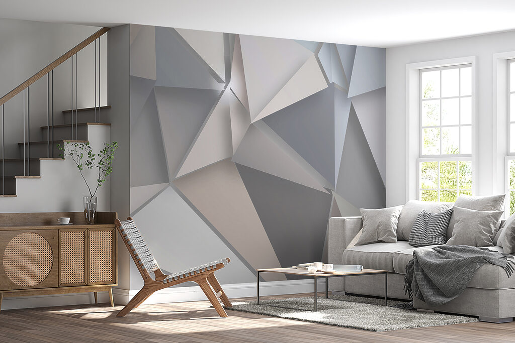Spitse facetten in grijstonen — interieur 7