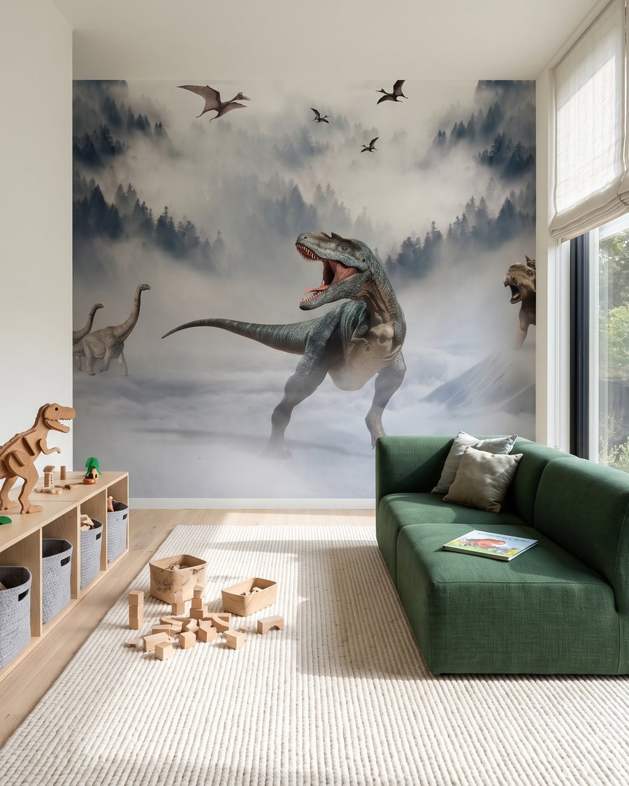 Dinosaurussen in bergmist — interieur 2
