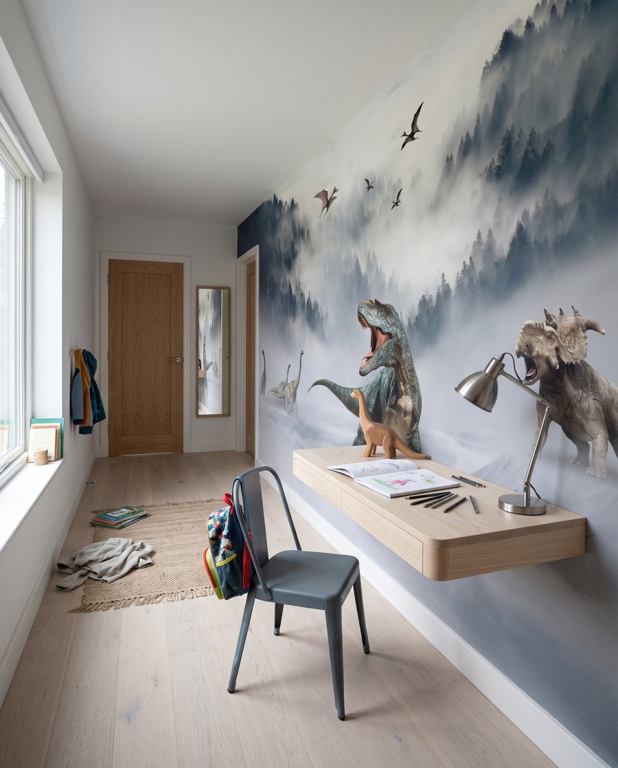 Dinosaurussen in bergmist — interieur 4