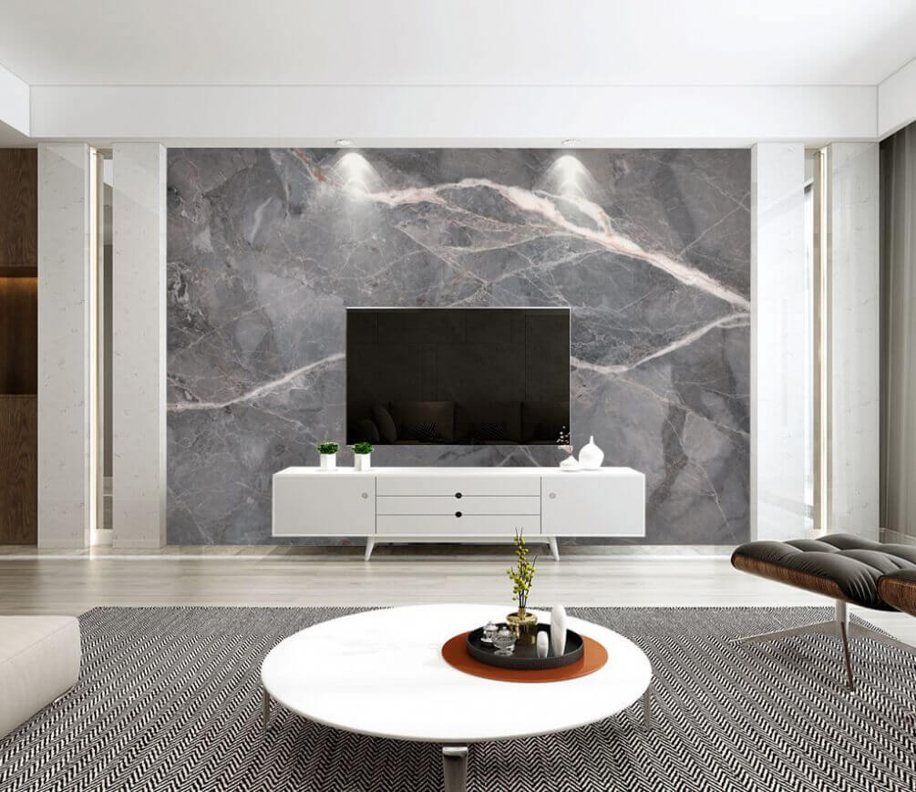 Lichte aders op donkergrijs — interieur 1