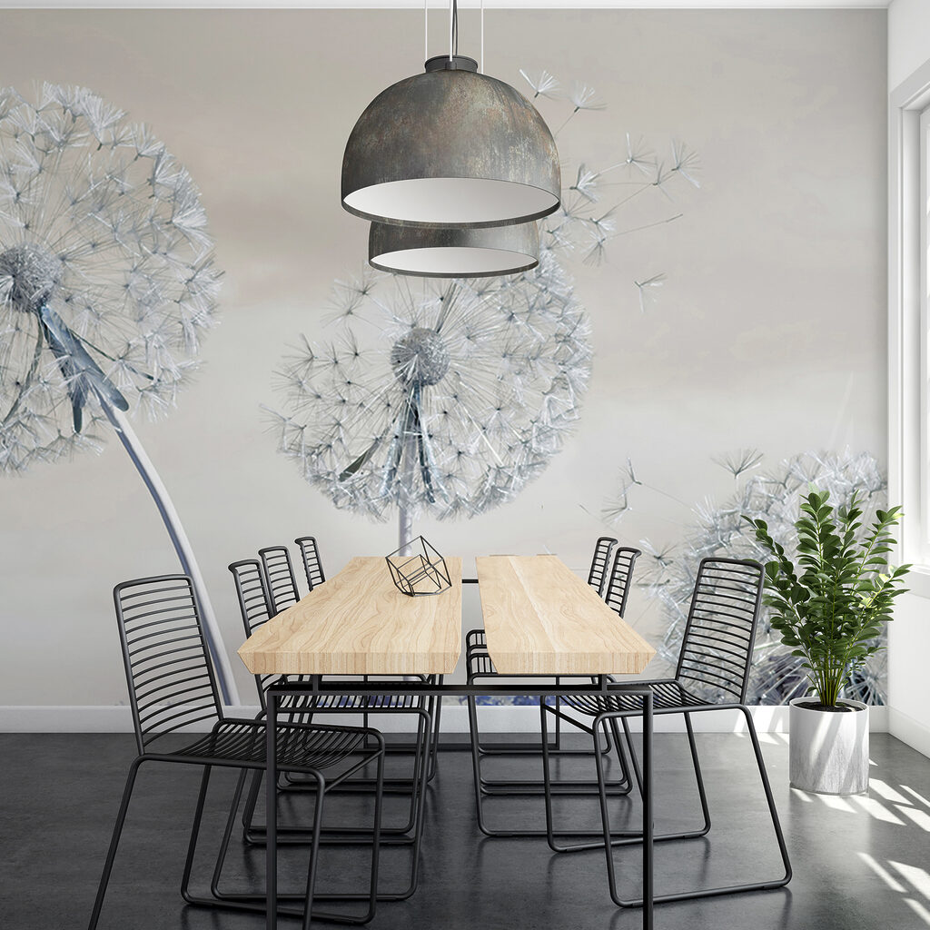 Pluisbollen met zilveren schijn — interieur 1