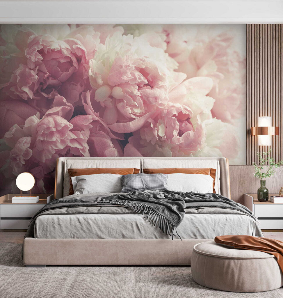 Pioenrozen in zachte belichting — interieur 5