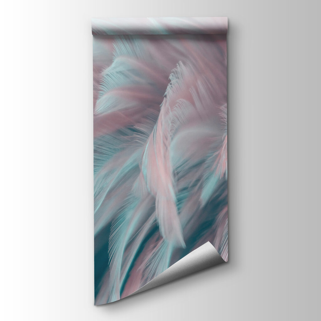 Delicate veren in zachte kleuren — productweergave