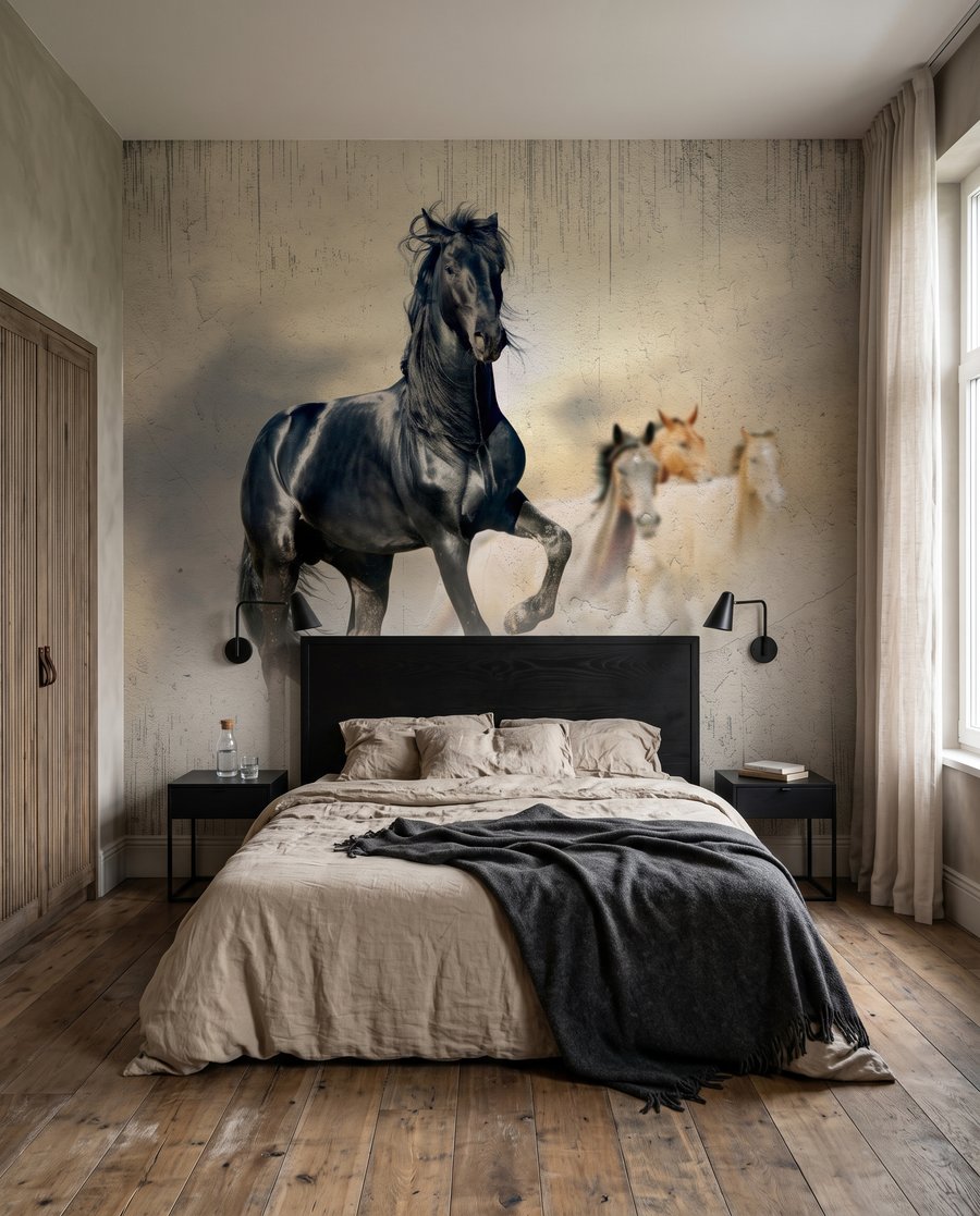 Paarden in het licht — interieur 3