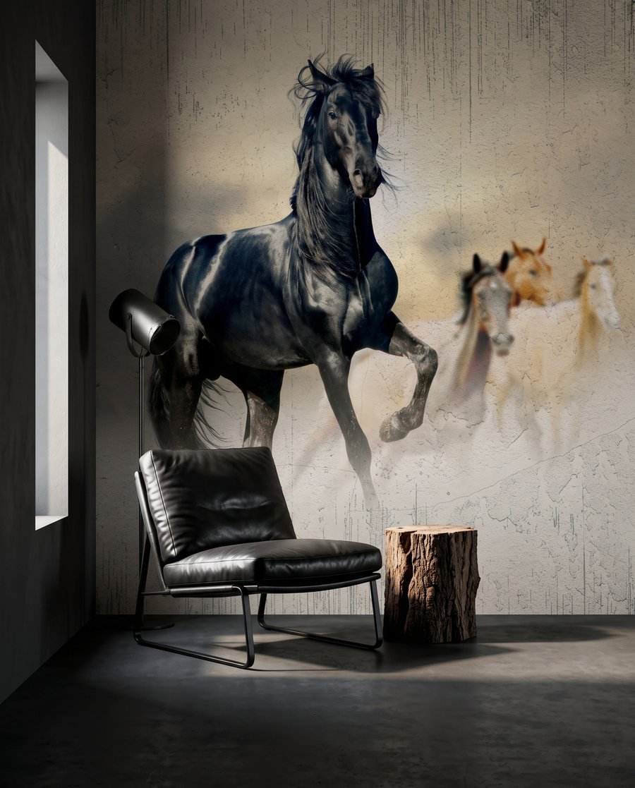 Paarden in het licht — interieur 5