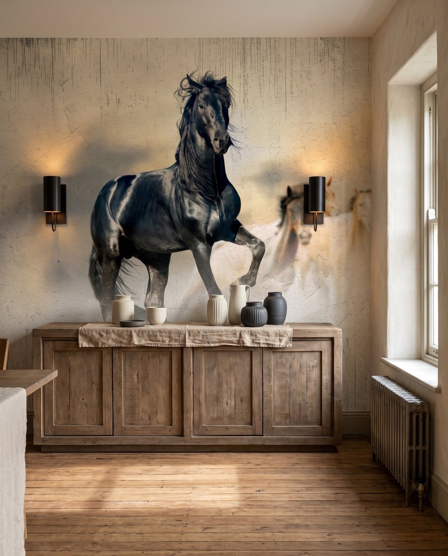 Paarden in het licht — interieur 7