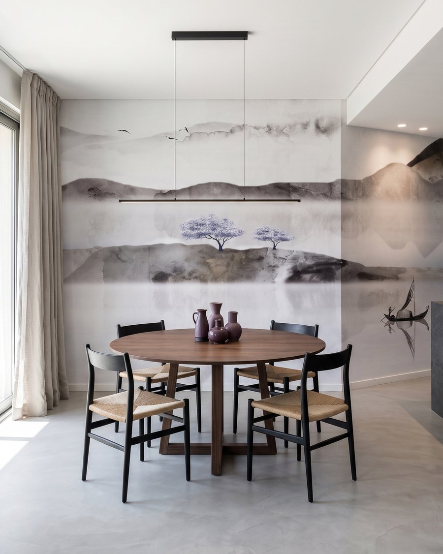 Spiegeling tussen bleke bergen — interieur 6