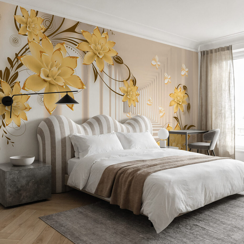 Bloemranken om een gang — interieur 2