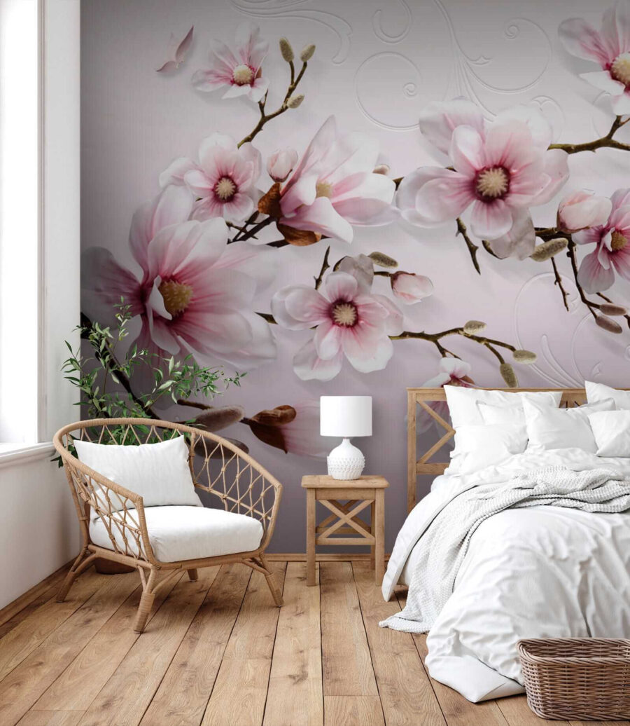 Magnolia op sierlijk roze — interieur 4
