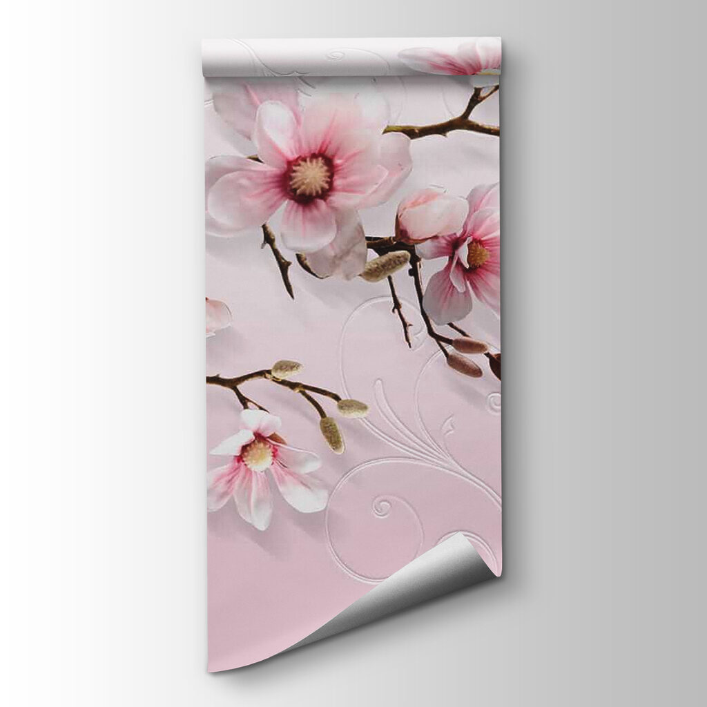 Magnolia op sierlijk roze — productweergave