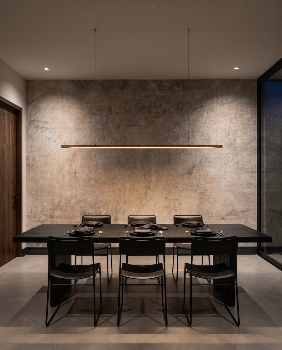 Verweerde verf in kleurwolken — interieur 9
