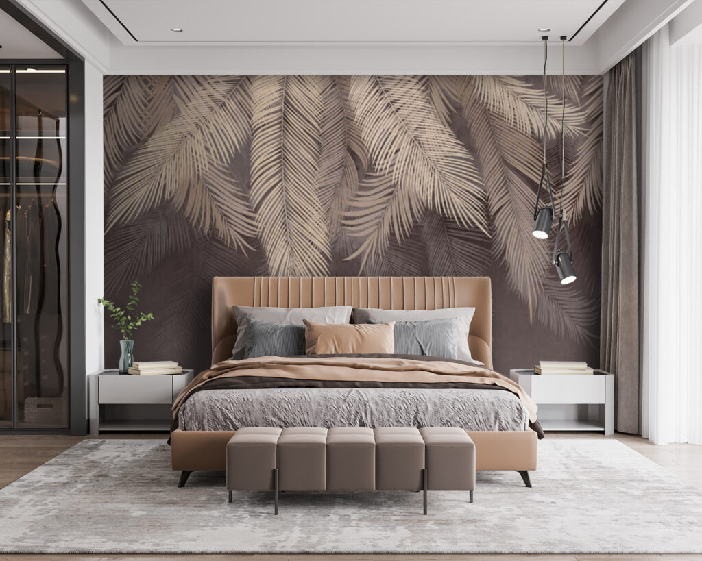 Palmbladeren in lagen — interieur 2
