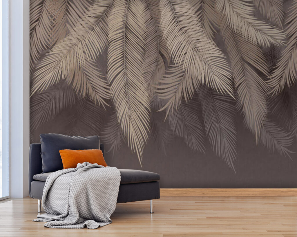 Palmbladeren in lagen — interieur 1