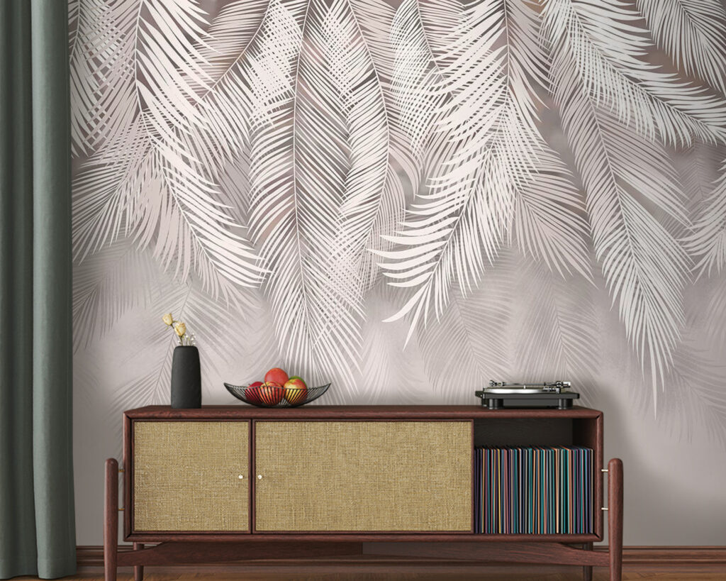 Wit gevederde bladeren — interieur 3