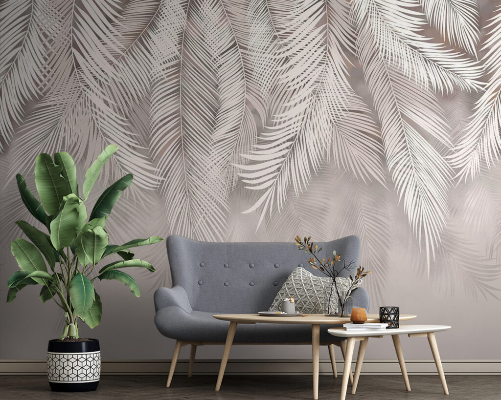 Wit gevederde bladeren — interieur 4