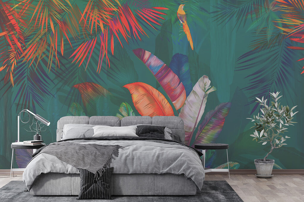 Kleurrijke bladeren en planten — interieur 4