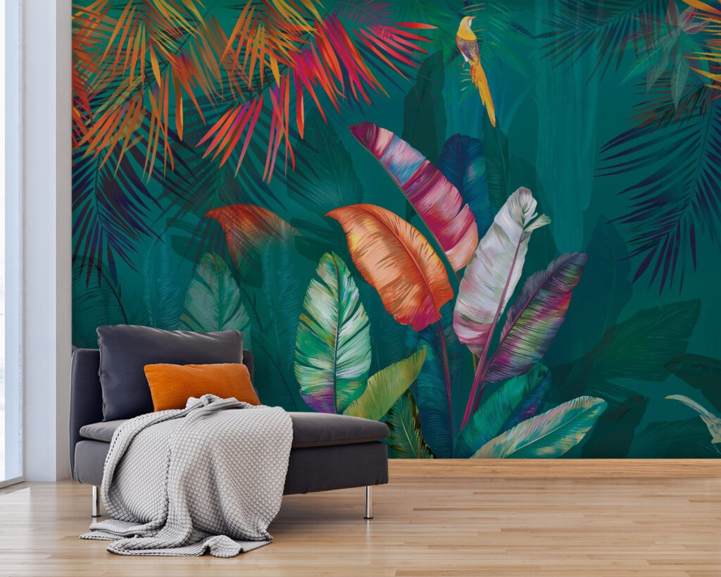 Kleurrijke bladeren en planten — interieur 3