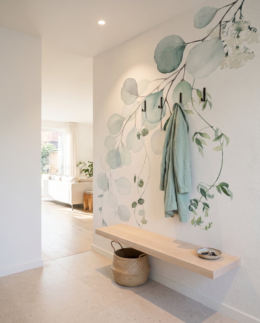 Een twijg in watergroen — interieur 3