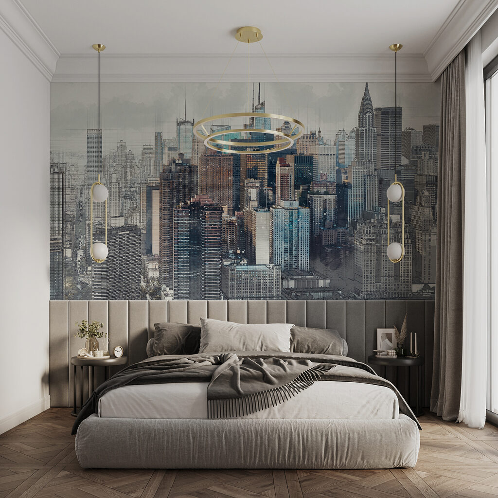 Manhattan achter grijze sluiers — interieur 2