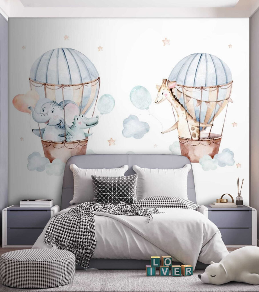 Dieren in pastelballonnen — interieur 1