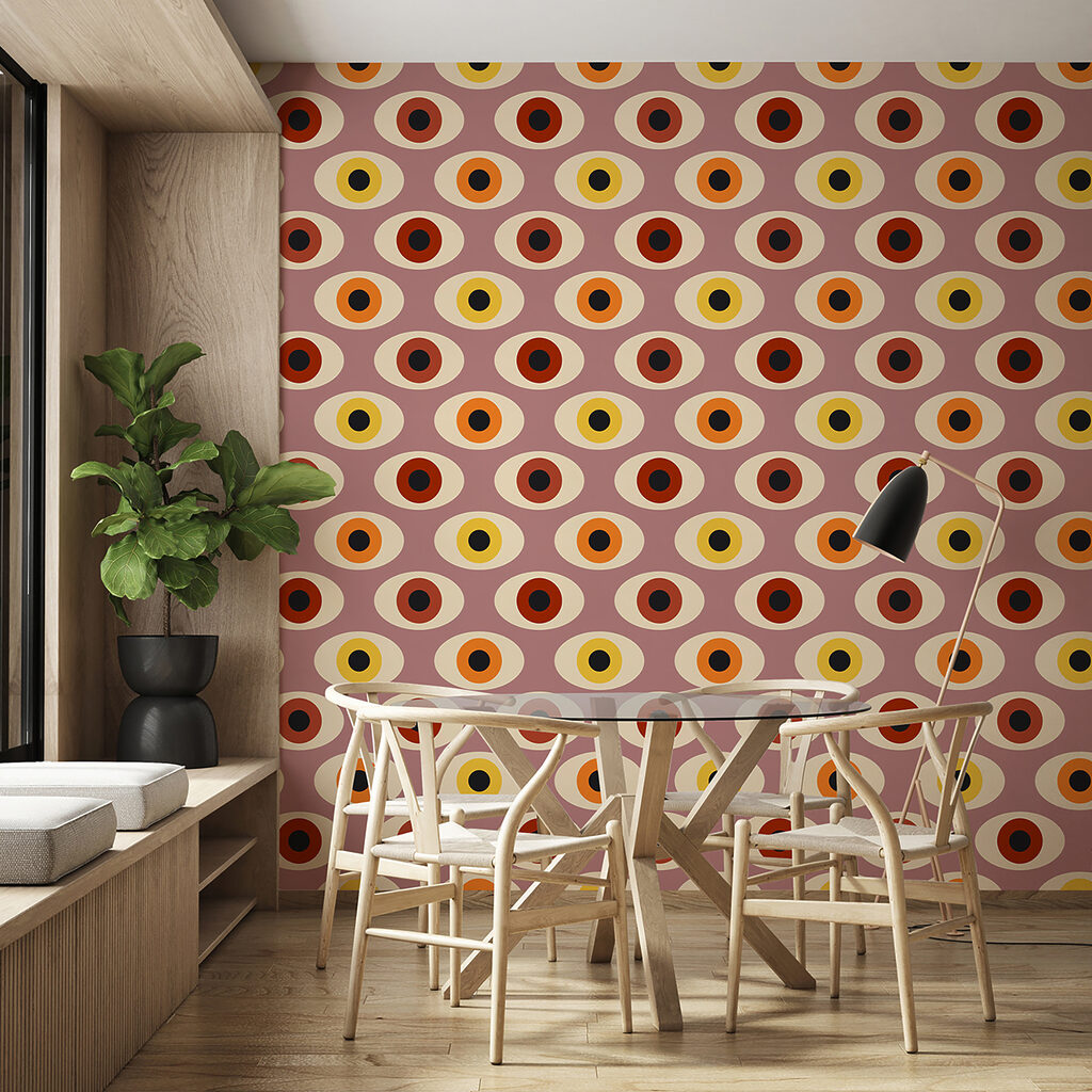Kleine cirkels als oogjes — interieur 2