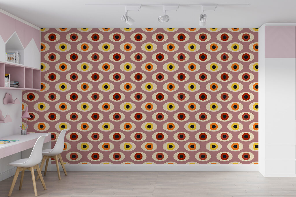 Kleine cirkels als oogjes — interieur 3