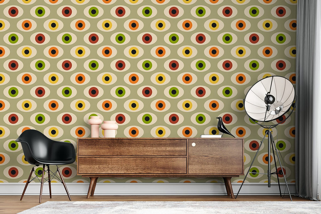 Kleine cirkels als oogjes — interieur 3