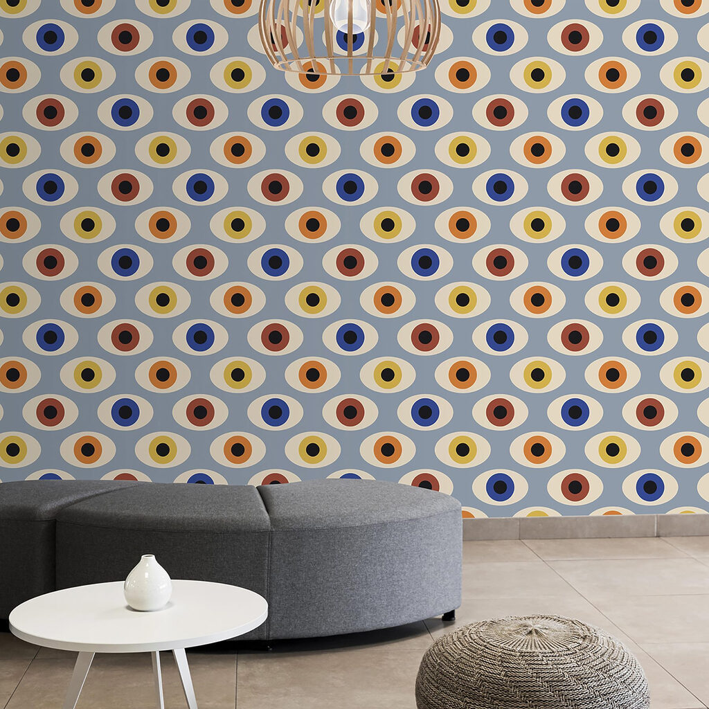 Kleine cirkels als oogjes — interieur 2