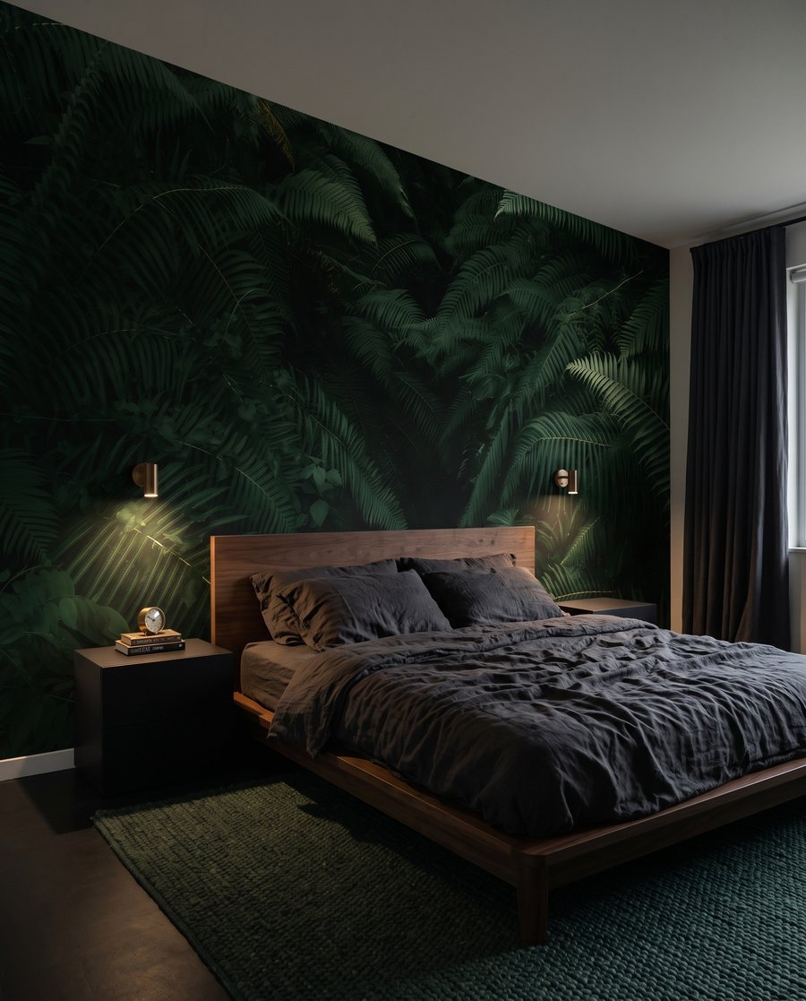 Diep tussen groene varens — interieur 2