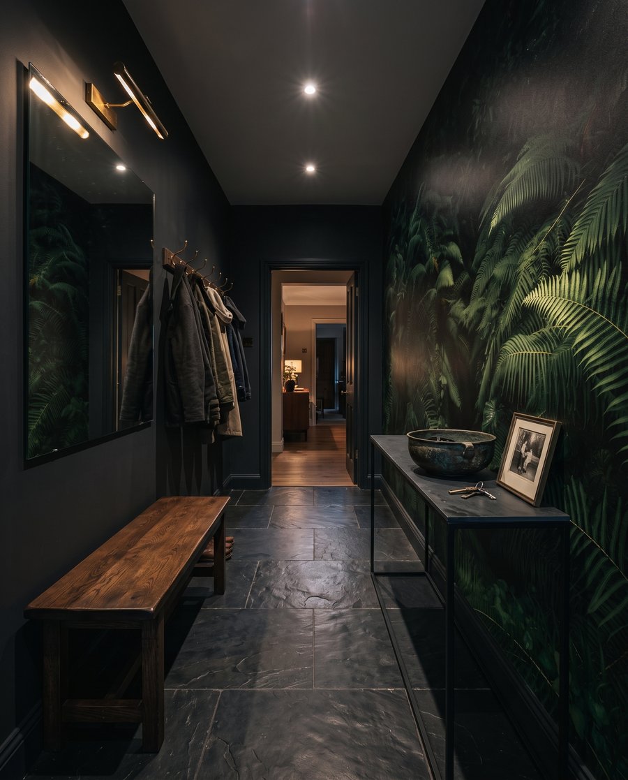 Diep tussen groene varens — interieur 5