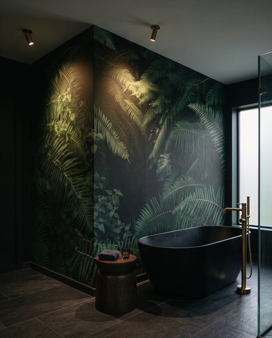 Diep tussen groene varens — interieur 6
