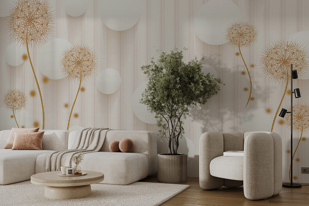 Pluisbollen voor witte cirkels — interieur 11