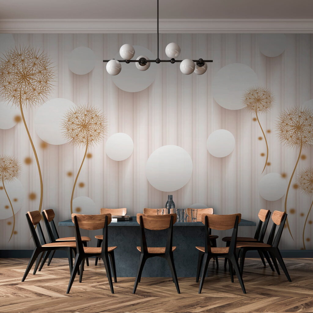 Pluisbollen voor witte cirkels — interieur 10