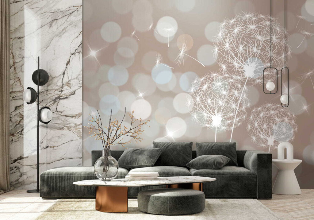 Pluisbollen tussen lichtcirkels — interieur 6