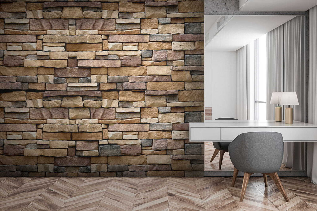 Warme stenen in laagjes — interieur 8