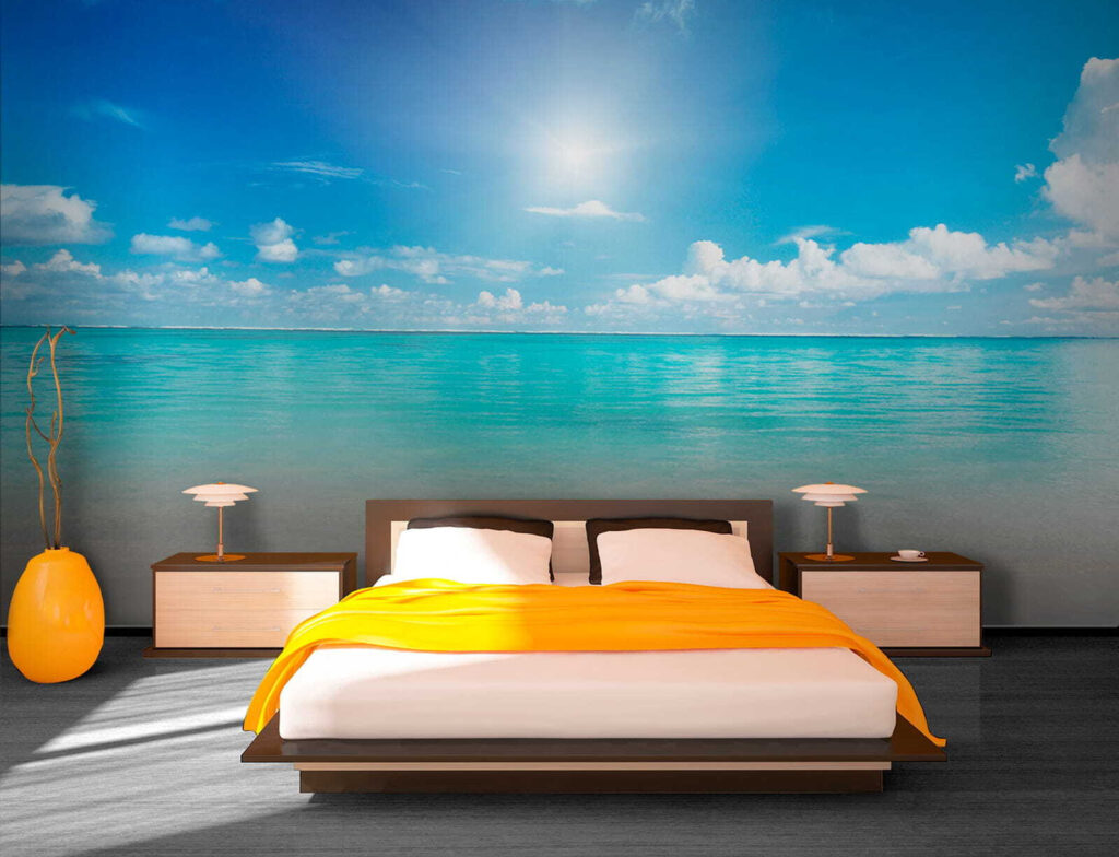 Turquoise zee onder zon — interieur 2