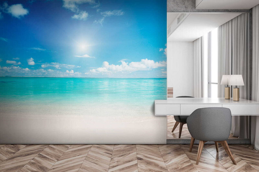 Turquoise zee onder zon — interieur 4