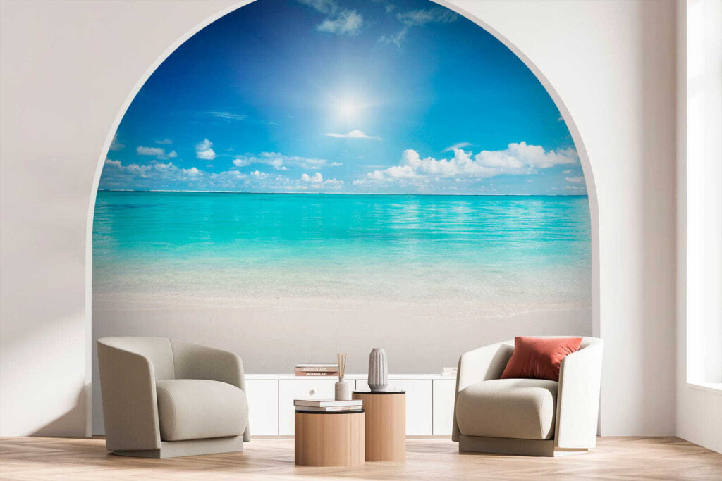 Turquoise zee onder zon — interieur 5