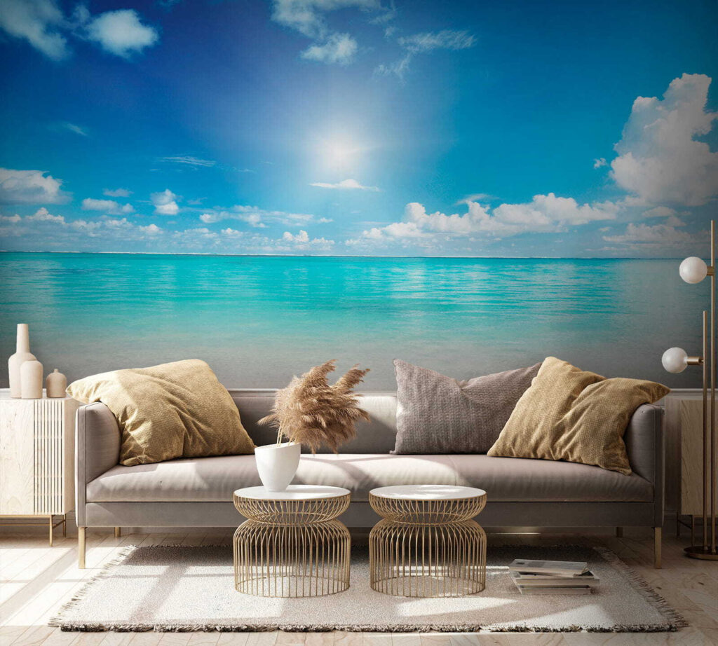 Turquoise zee onder zon — interieur 8