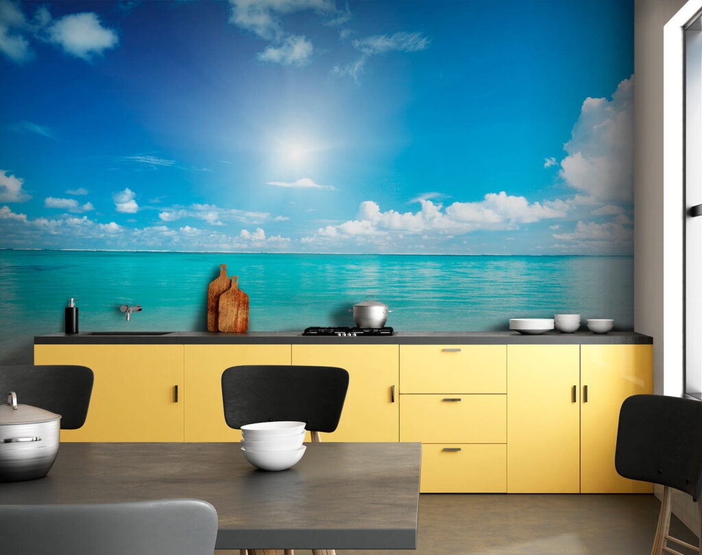 Turquoise zee onder zon — interieur 10