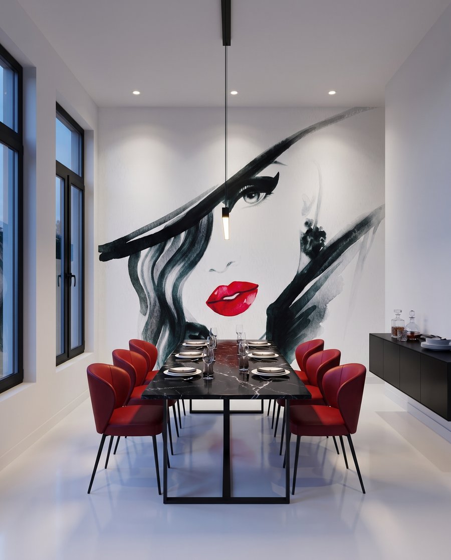 Blik onder een hoedrand — interieur 5