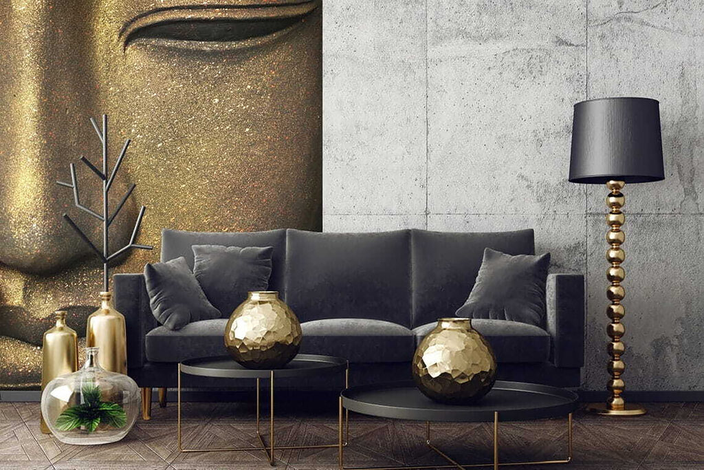 Rustige uitdrukking van innerlijke vrede — interieur 4