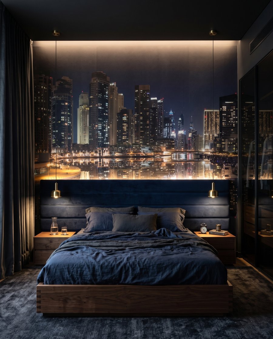 Nachtlichten langs het water — interieur 2