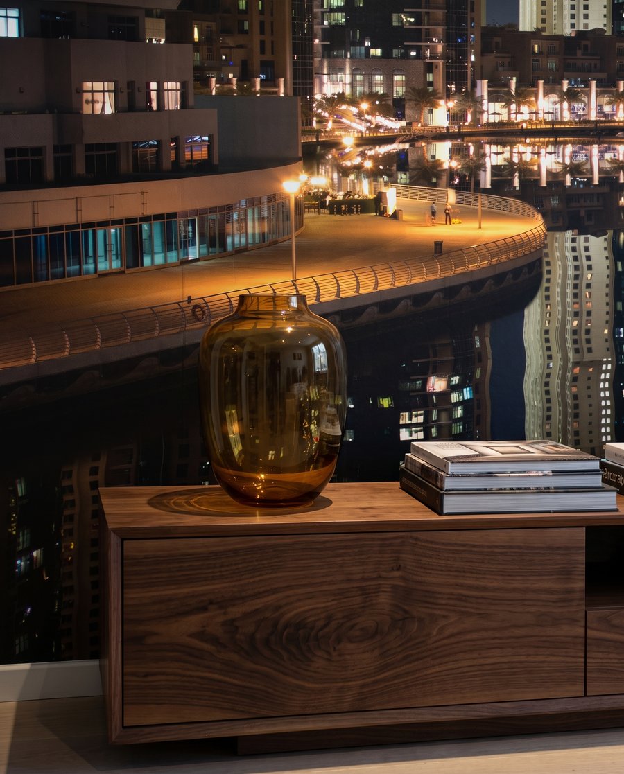 Nachtlichten langs het water — interieur 6