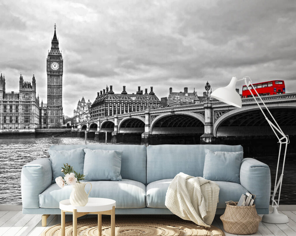 Rode bus bij Westminster — interieur 1